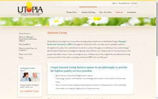 Utopia Assisted Living website