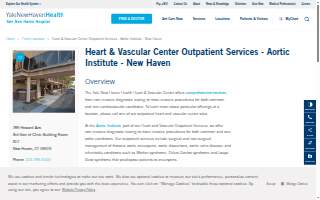 Yale New Haven Health Heart & Vascular Center Outpatient Services - Aortic Institute - New Haven website