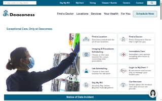 Deaconess Clinic Urgent Care - Henderson website