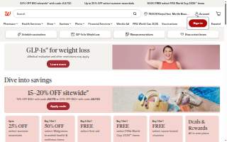 Walgreens Pharmacy of Evansville website