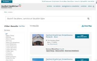 Hartford HealthCare Rehabilitation Network of Stratford website