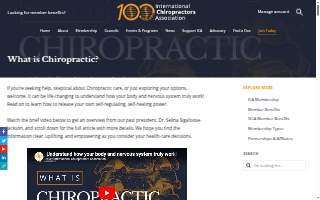 Chiropractic House website