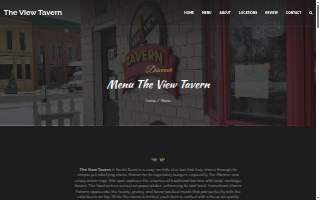 The View Tavern website