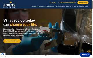 Fortis Advisors website