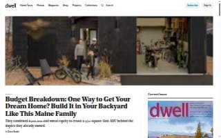 Dwell Salon website