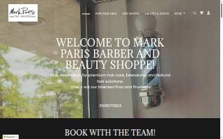 Mark Paris The Wichita Barber & Hair Salon Shoppe website