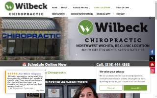 Wilbeck Chiropractic website