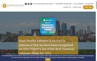 Keen Wealth Advisors of Overland Park website