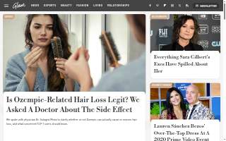 Glam Girls Hair Studio website