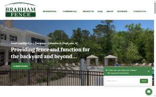 Brabham Fence Company of Columbia website