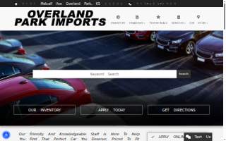 Overland Park Imports of Leawood website