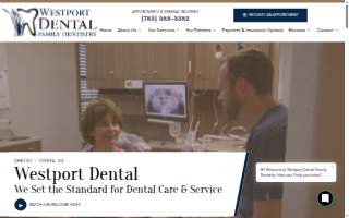 Westport Dental website
