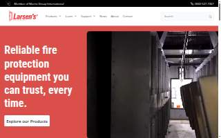 Larsen's Auto Repair website