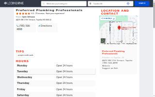 Preferred Plumbing Professionals website