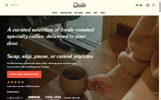 Quills Coffee of Louisville website