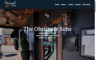 The Obstinate Sons website