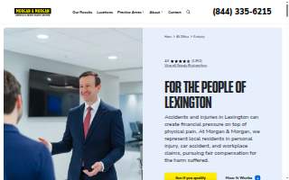 Morgan & Morgan of Lexington website