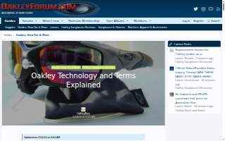Oakley Transport website
