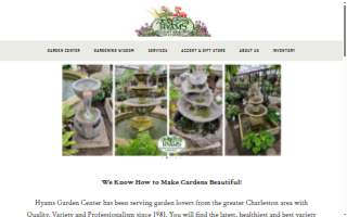 Hyams Garden & Accent Store website