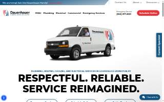 Dauenhauer Plumbing Heating Air & Electric of Lexington website