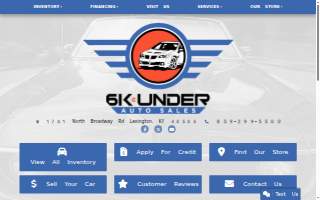 6k And Under Auto Sales website