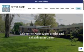 Notre Dame Health and Rehabilitation Center website