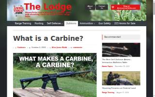 Carbine Motorcars website