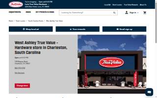 West Ashley True Value website