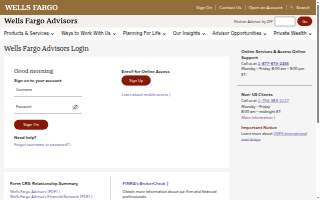 WFA - Plan. Invest. Inspire. website