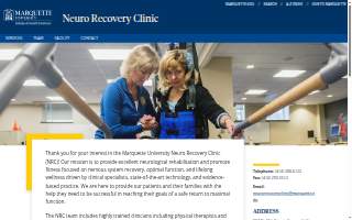 Marquette University Neuro Recovery Clinic website