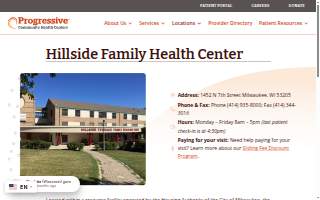 Progressive Community Health Centers - Hillside Family Health Center website