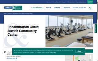 Froedtert & the Medical College of Wisconsin Rehabilitation Clinic, located within the JCC website