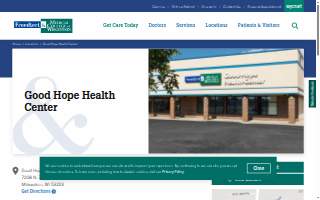 Good Hope Health Center website