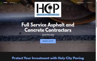 Holy City Paving, LLC website