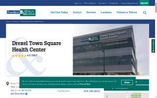 Drexel Town Square Health Center website