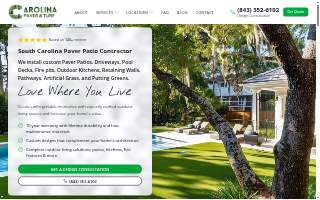 Carolina Paver and Turf website
