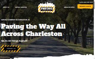 Charleston Paving Solutions website
