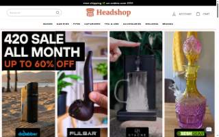 Headshop Hair Factory website