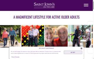 Saint John's On The Lake Health Center website