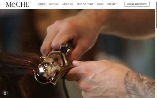 Meche's Salon website
