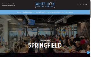 White Lion Brewing Company of Springfield website