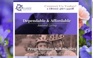 Altruistic Assisted Living Centre website
