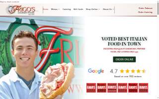 Frigo Foods of Springfield website