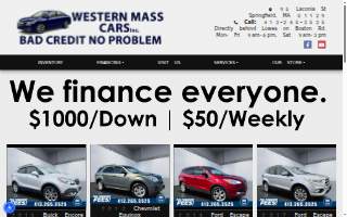 Western Mass Cars website
