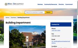 West Springfield Electrical Services website