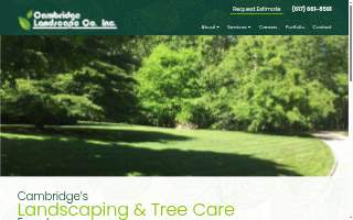 Cambridge Landscape website