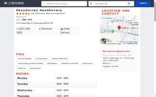 Skenderian Apothecary website