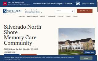 Silverado North Shore Memory Care Community website