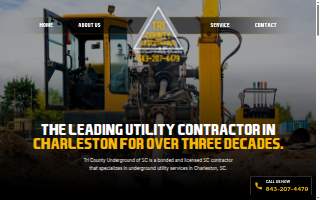 Tri County Underground of SC website