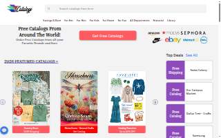 Catalog Coffee website